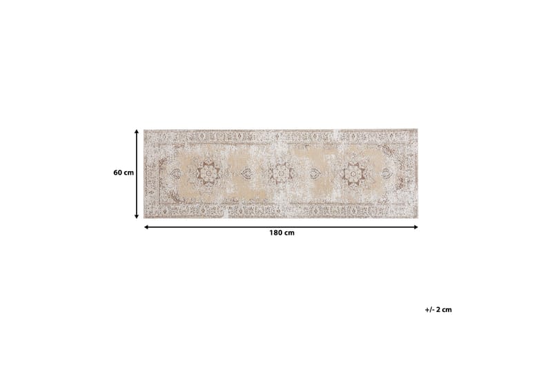 Flemington Matta 60x180 cm - Beige - Textil & mattor - Mattor
