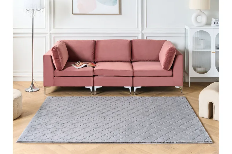 Gharo Skinnmatta 160x230 cm - Grå - Textil & mattor - Mattor - Fällar & skinnmattor