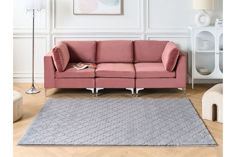 Gharo Skinnmatta 160x230 cm - Grå - Textil & mattor - Mattor - Fällar & skinnmattor