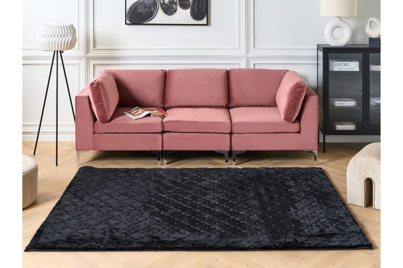 Gharo Skinnmatta 160x230 cm - Svart - Textil & mattor - Mattor - Fällar & skinnmattor