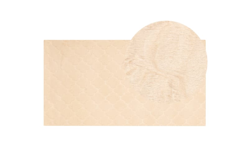 Gharo Skinnmatta 80x150 cm - Beige - Textil & mattor - Mattor - Fällar & skinnmattor