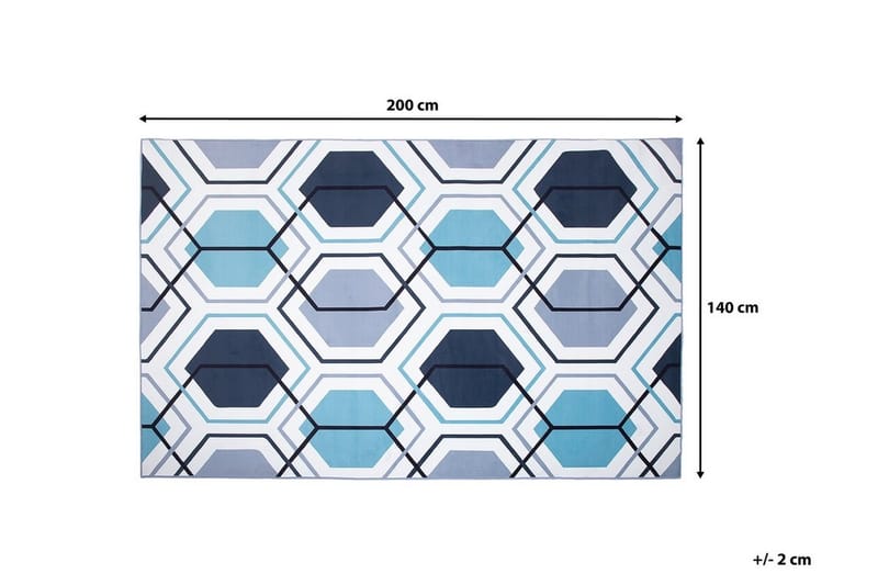 Giresun Matta 140x200 cm - Flerfärgad - Textil & mattor - Mattor