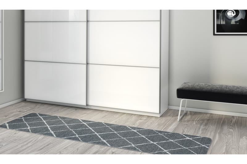 Aada Gångmatta 80x350 cm Antracit - Hestia - Textil & mattor - Mattor - Dörrmatta & hallmatta