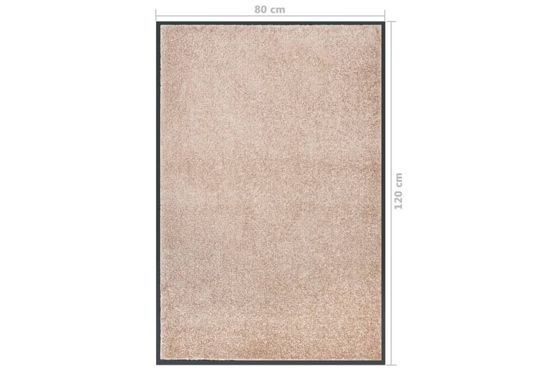 Dörrmatta beige 80x120 cm - Beige - Textil & mattor - Mattor - Dörrmatta & hallmatta