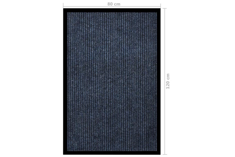 Dörrmatta blårandig 80x120 cm - Blå - Textil & mattor - Mattor - Dörrmatta & hallmatta