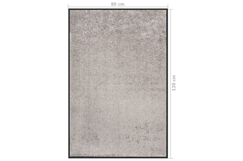 Dörrmatta grå 80x120 cm - Grå - Textil & mattor - Mattor - Dörrmatta & hallmatta