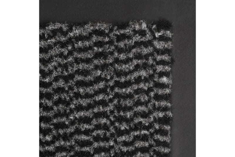 Dörrmatta rektangulär tuftad antracit 80x120 cm - Grå - Textil & mattor - Mattor - Dörrmatta & hallmatta
