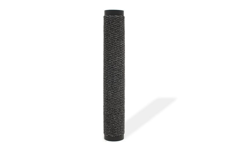 Dörrmatta rektangulär tuftad antracit 80x120 cm - Grå - Textil & mattor - Mattor - Dörrmatta & hallmatta