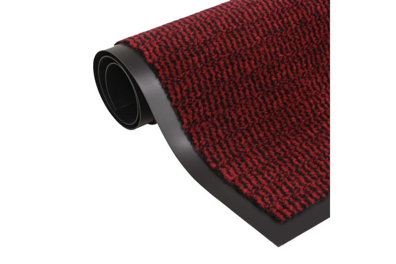 Dörrmatta rektangulär tuftad röd 80x120 cm - Röd - Textil & mattor - Mattor - Dörrmatta & hallmatta
