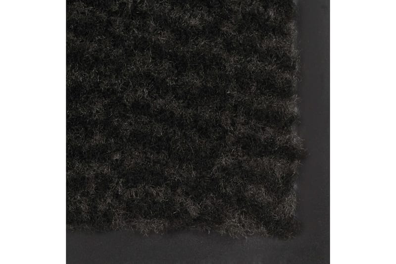 Dörrmatta rektangulär tuftad svart 120x180 cm - Svart - Gummerade mattor - Dörrmatta & hallmatta