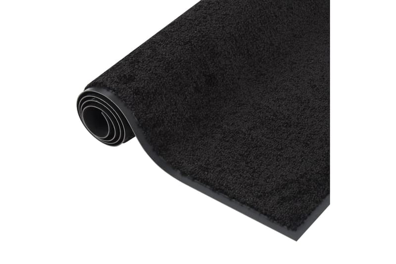Dörrmatta svart 80x120 cm - Svart - Textil & mattor - Mattor - Dörrmatta & hallmatta