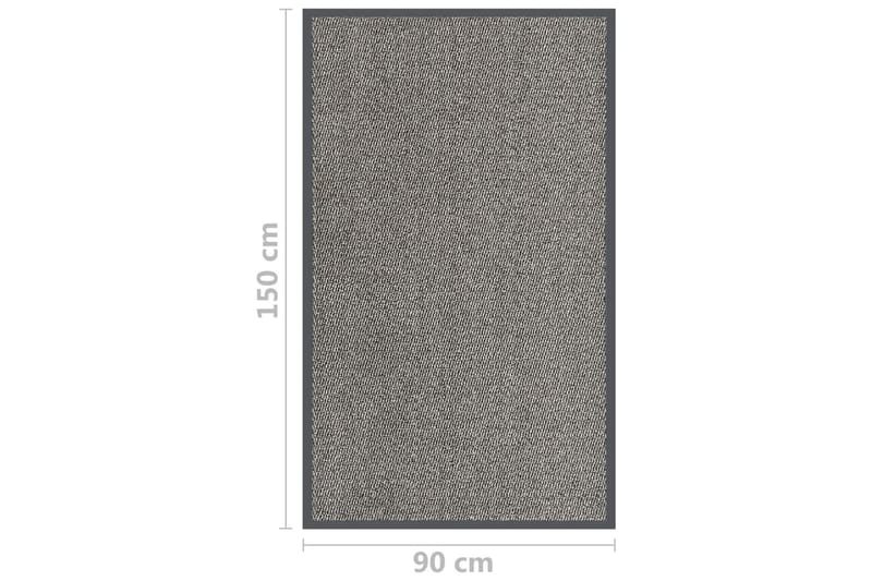 Dörrmatta tuftad 90x150 cm ljusbrun - Brun - Textil & mattor - Mattor - Dörrmatta & hallmatta