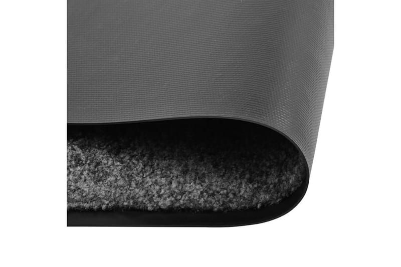 Dörrmatta tvättbar antracit 90x120 cm - Grå - Textil & mattor - Mattor - Dörrmatta & hallmatta