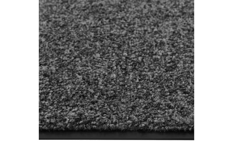 Dörrmatta tvättbar antracit 90x120 cm - Grå - Textil & mattor - Mattor - Dörrmatta & hallmatta