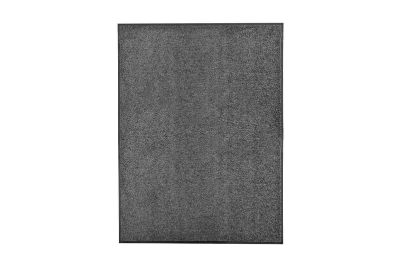Dörrmatta tvättbar antracit 90x120 cm - Grå - Textil & mattor - Mattor - Dörrmatta & hallmatta