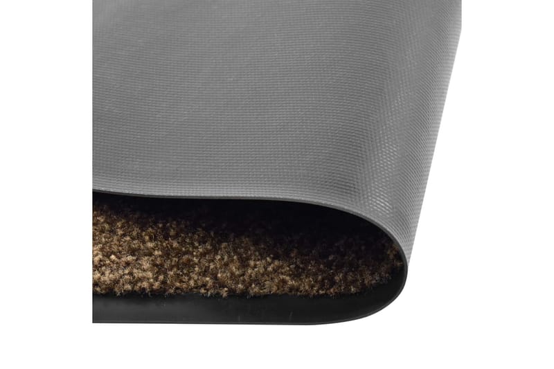 Dörrmatta tvättbar brun 90x120 cm - Brun - Textil & mattor - Mattor - Dörrmatta & hallmatta