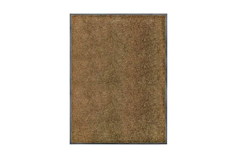 Dörrmatta tvättbar brun 90x120 cm - Brun - Dörrmatta & hallmatta