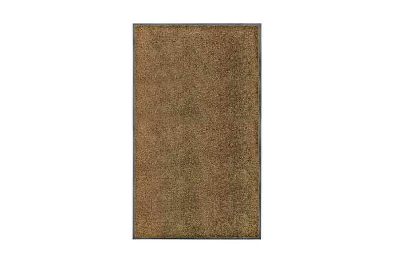 Dörrmatta tvättbar brun 90x150 cm - Brun - Dörrmatta & hallmatta