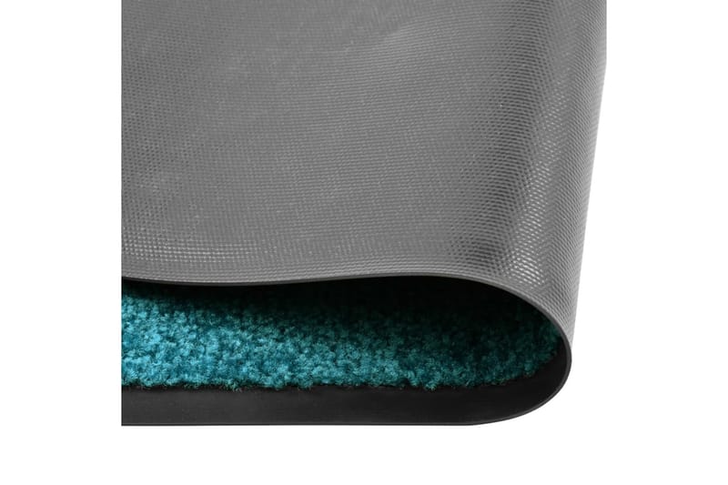 Dörrmatta tvättbar cyan 60x90 cm - Blå/Grön - Textil & mattor - Mattor - Dörrmatta & hallmatta