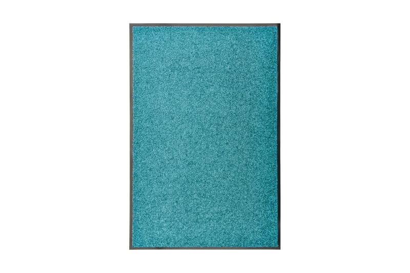 Dörrmatta tvättbar cyan 60x90 cm - Blå/Grön - Dörrmatta & hallmatta