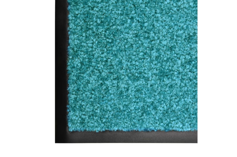 Dörrmatta tvättbar cyan 90x120 cm - Blå/Grön - Textil & mattor - Mattor - Dörrmatta & hallmatta
