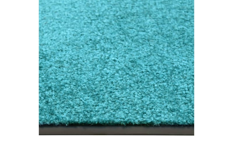 Dörrmatta tvättbar cyan 90x120 cm - Blå/Grön - Textil & mattor - Mattor - Dörrmatta & hallmatta