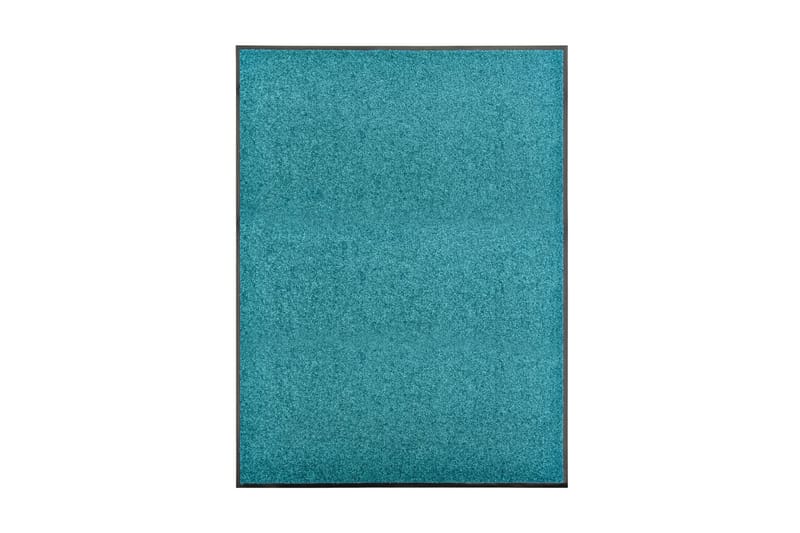 Dörrmatta tvättbar cyan 90x120 cm - Blå/Grön - Dörrmatta & hallmatta