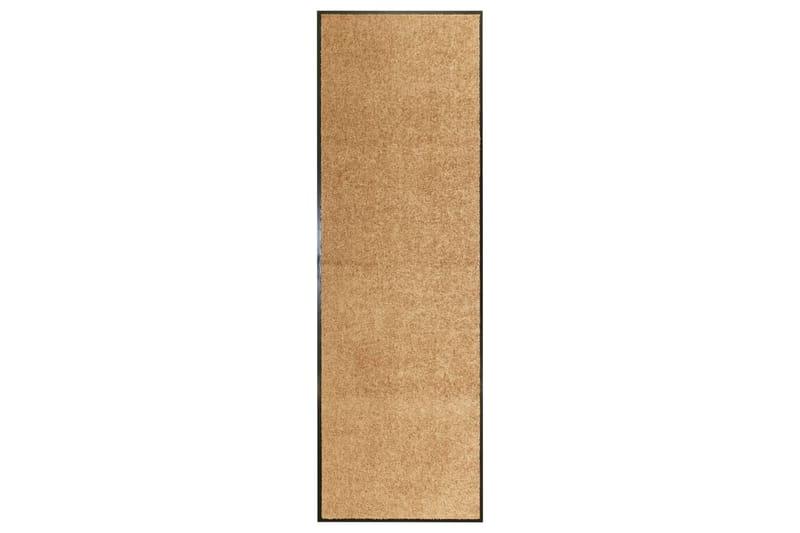 Dörrmatta tvättbar gräddvit 60x180 cm - Vit - Dörrmatta & hallmatta