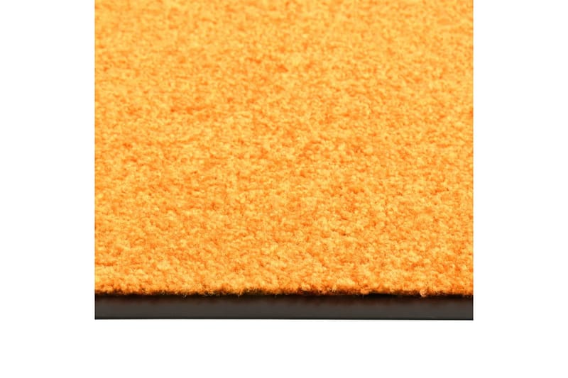 Dörrmatta tvättbar orange 90x150 cm - Orange - Gummerade mattor - Små mattor - Mönstrade mattor - Stora mattor - Dörrmatta & hallmatta - Handvävda mattor - Dörrmatta utomhus & entrematta