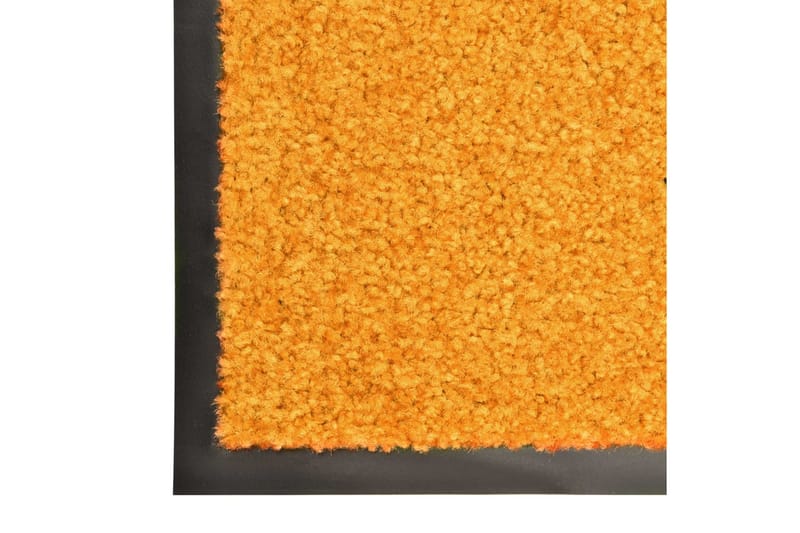 Dörrmatta tvättbar orange 90x150 cm - Orange - Gummerade mattor - Små mattor - Mönstrade mattor - Stora mattor - Dörrmatta & hallmatta - Handvävda mattor - Dörrmatta utomhus & entrematta