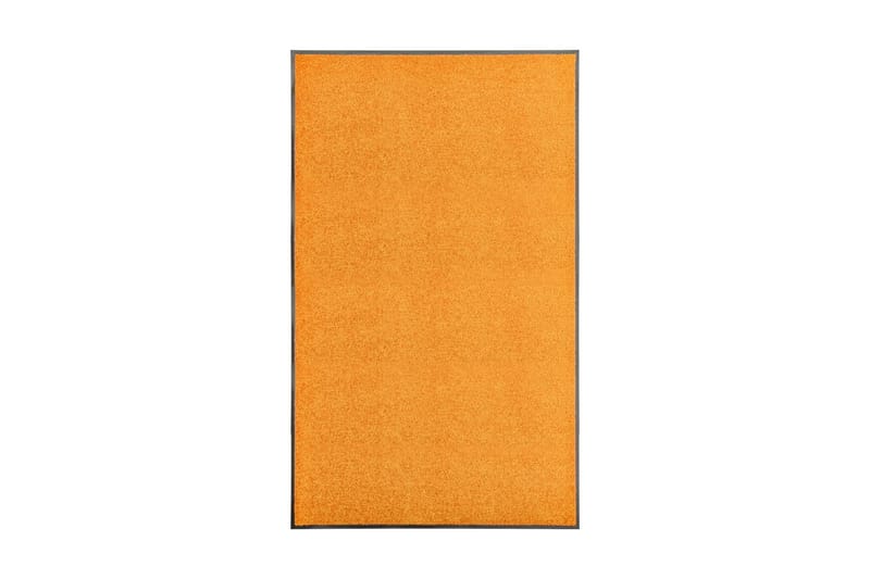 Dörrmatta tvättbar orange 90x150 cm - Orange - Gummerade mattor - Små mattor - Mönstrade mattor - Stora mattor - Dörrmatta & hallmatta - Handvävda mattor - Dörrmatta utomhus & entrematta