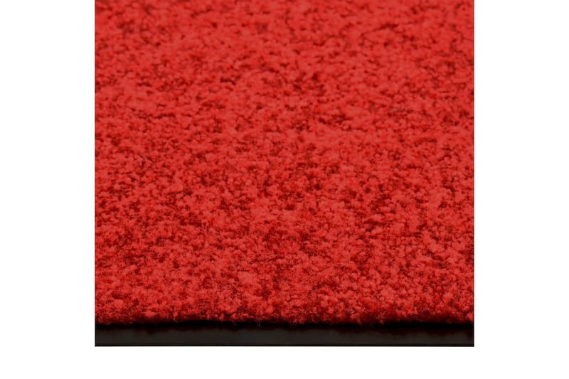 Dörrmatta tvättbar röd 90x120 cm - Röd - Textil & mattor - Mattor - Dörrmatta & hallmatta