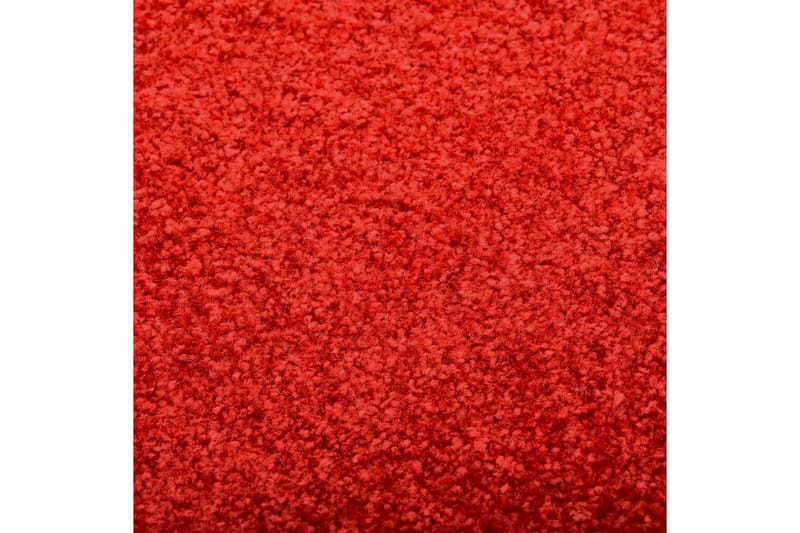 Dörrmatta tvättbar röd 90x120 cm - Röd - Dörrmatta & hallmatta