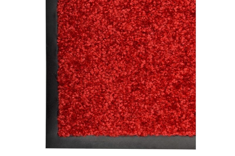 Dörrmatta tvättbar röd 90x120 cm - Röd - Dörrmatta & hallmatta