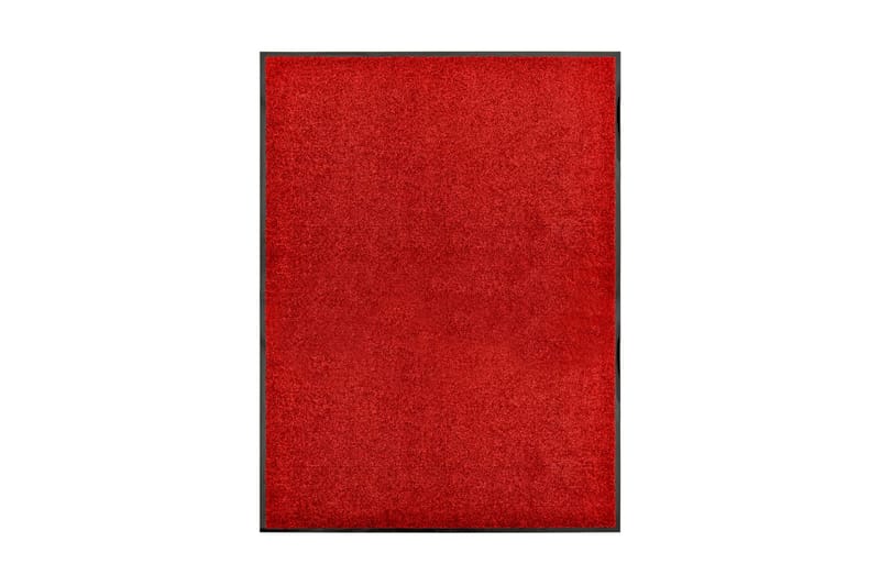 Dörrmatta tvättbar röd 90x120 cm - Röd - Textil & mattor - Mattor - Dörrmatta & hallmatta