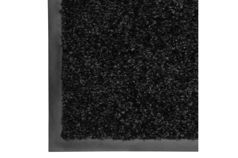 Dörrmatta tvättbar svart 120x180 cm - Svart - Dörrmatta & hallmatta