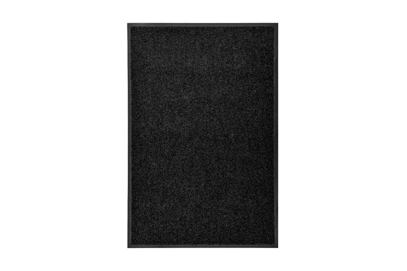 Dörrmatta tvättbar svart 60x90 cm - Svart - Dörrmatta & hallmatta