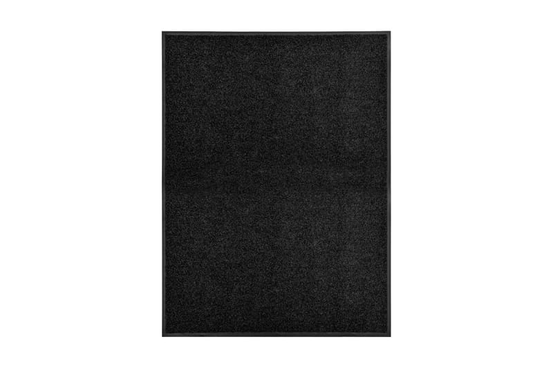 Dörrmatta tvättbar svart 90x120 cm - Svart - Textil & mattor - Mattor - Dörrmatta & hallmatta