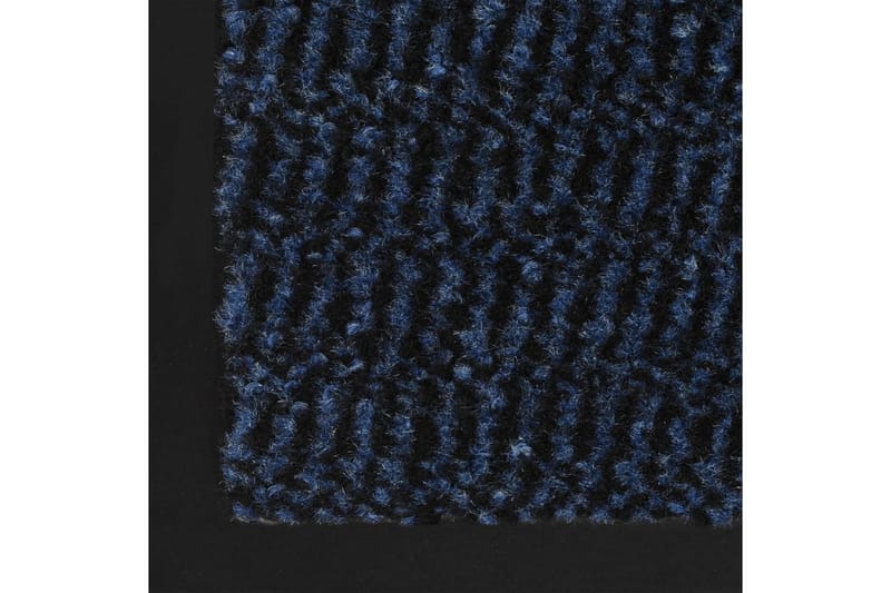 Dörrmattor 2 st rektangulär tuftad 120x180 cm blå - Blå - Textil & mattor - Mattor - Dörrmatta & hallmatta