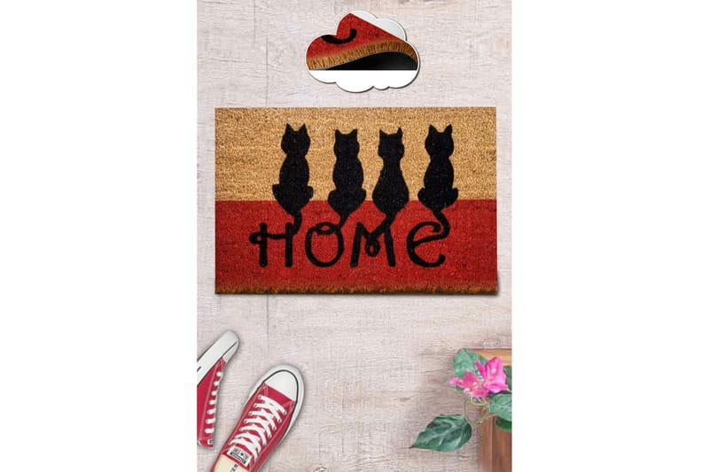 Nazmin Dörrmatta 40x60 cm Rektangulär - Flerfärgad - Textil & mattor - Mattor - Dörrmatta & hallmatta