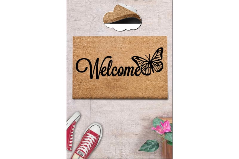 Preti Dörrmatta 40x60 cm Rektangulär - Flerfärgad - Textil & mattor - Mattor - Dörrmatta & hallmatta