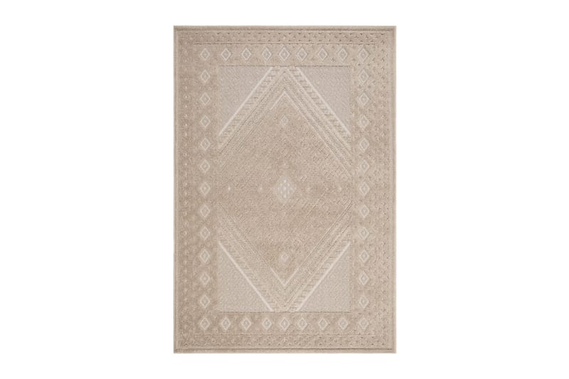 Hampton Flatvävd Matta 140x200 cm Rektangulär - Beige - Textil & mattor - Mattor - Flatvävda mattor