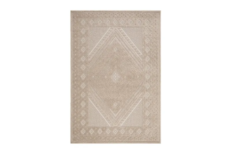 Hampton Flatvävd Matta 160x230 cm Rektangulär - Beige - Textil & mattor - Mattor - Flatvävda mattor