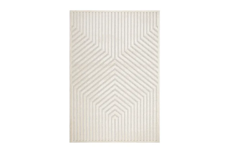 Hampton Flatvävd Matta 200x290 cm Rektangulär, Creme