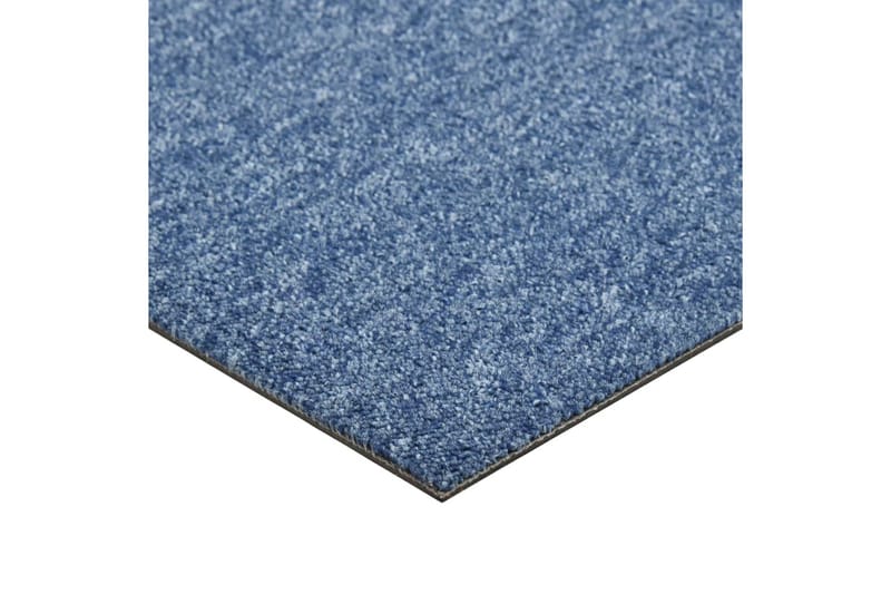 Textilplattor 20 st 5 m² 50x50 cm blå - Blå - Textil & mattor - Mattor - Heltäckningsmatta