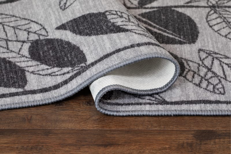 Löv Flatvävd Matta 160x230 cm - Grå - Textil & mattor - Mattor - Flatvävda mattor