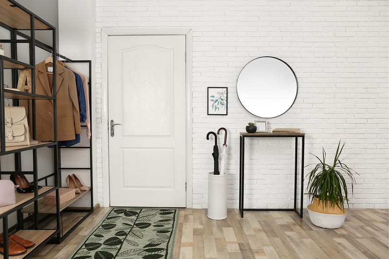 Löv Flatvävd Matta 80x150 cm - Grön - Textil & mattor - Mattor - Flatvävda mattor