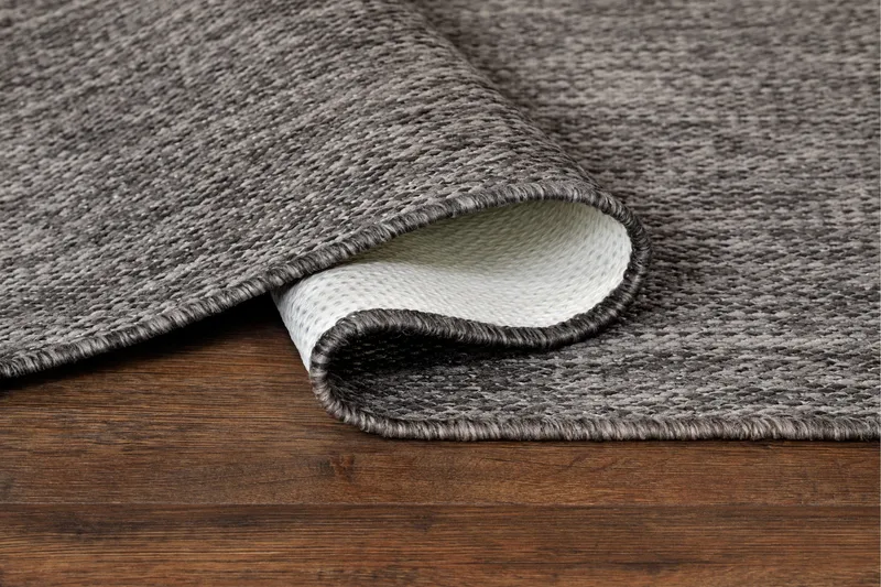 Madrid Flatvävd Matta 80x240 cm - Antracit - Textil & mattor - Mattor - Flatvävda mattor