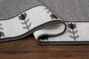 Tulpan Flatvävd Matta 133x190 cm - Grå - Textil & mattor - Mattor - Flatvävda mattor
