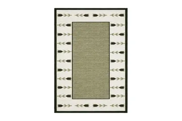 Tulpan Flatvävd Matta 160x230 cm - Grön - Textil & mattor - Mattor - Flatvävda mattor
